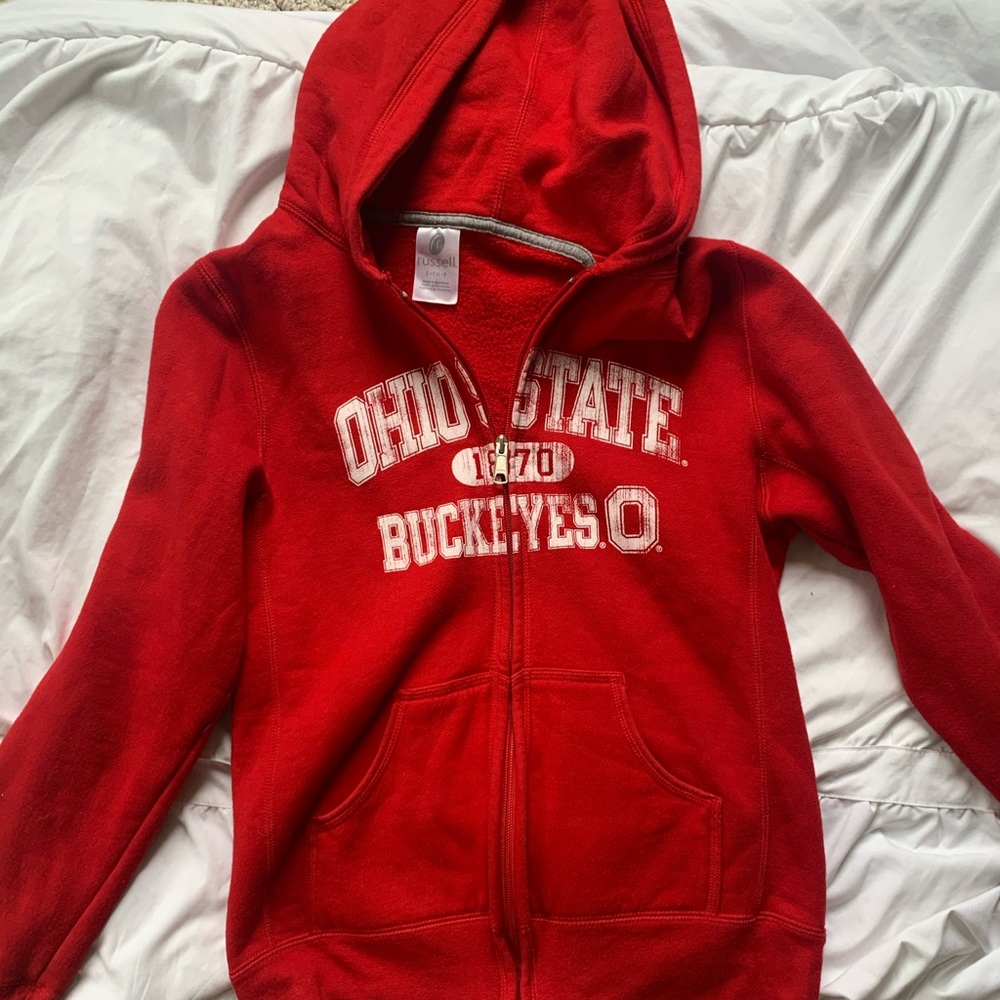 Ohio state zip up hoodie
